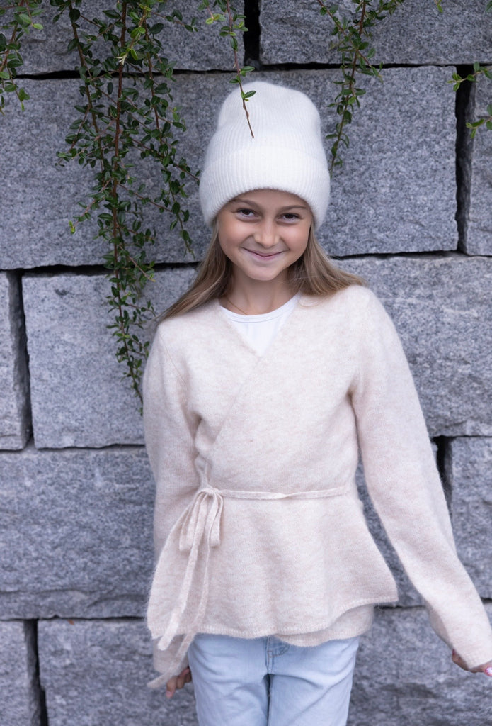 ViljeogVe Ninni Cardigan Cream-Genser-Vilje og Ve-Junior Barneklær