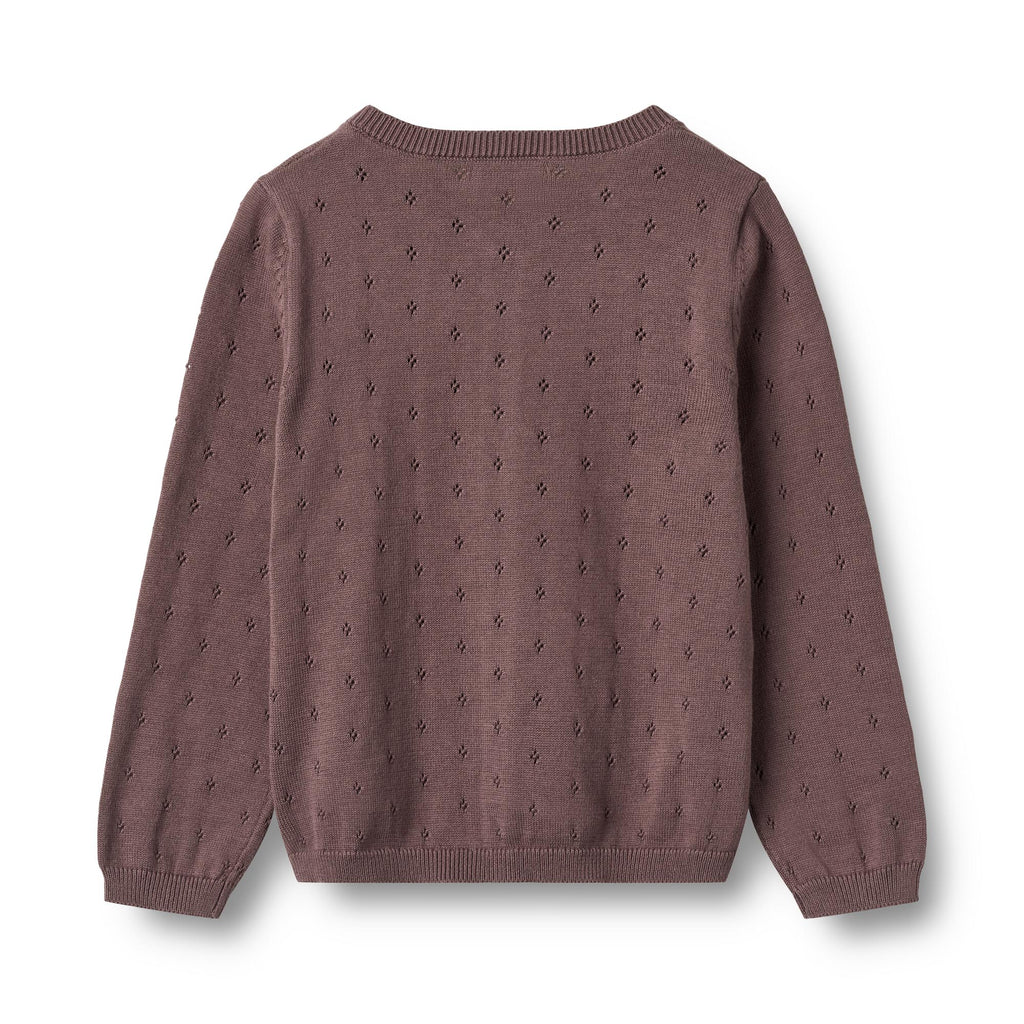 Wheat Knit Cardigan Maia-Genser-Wheat-Junior Barneklær
