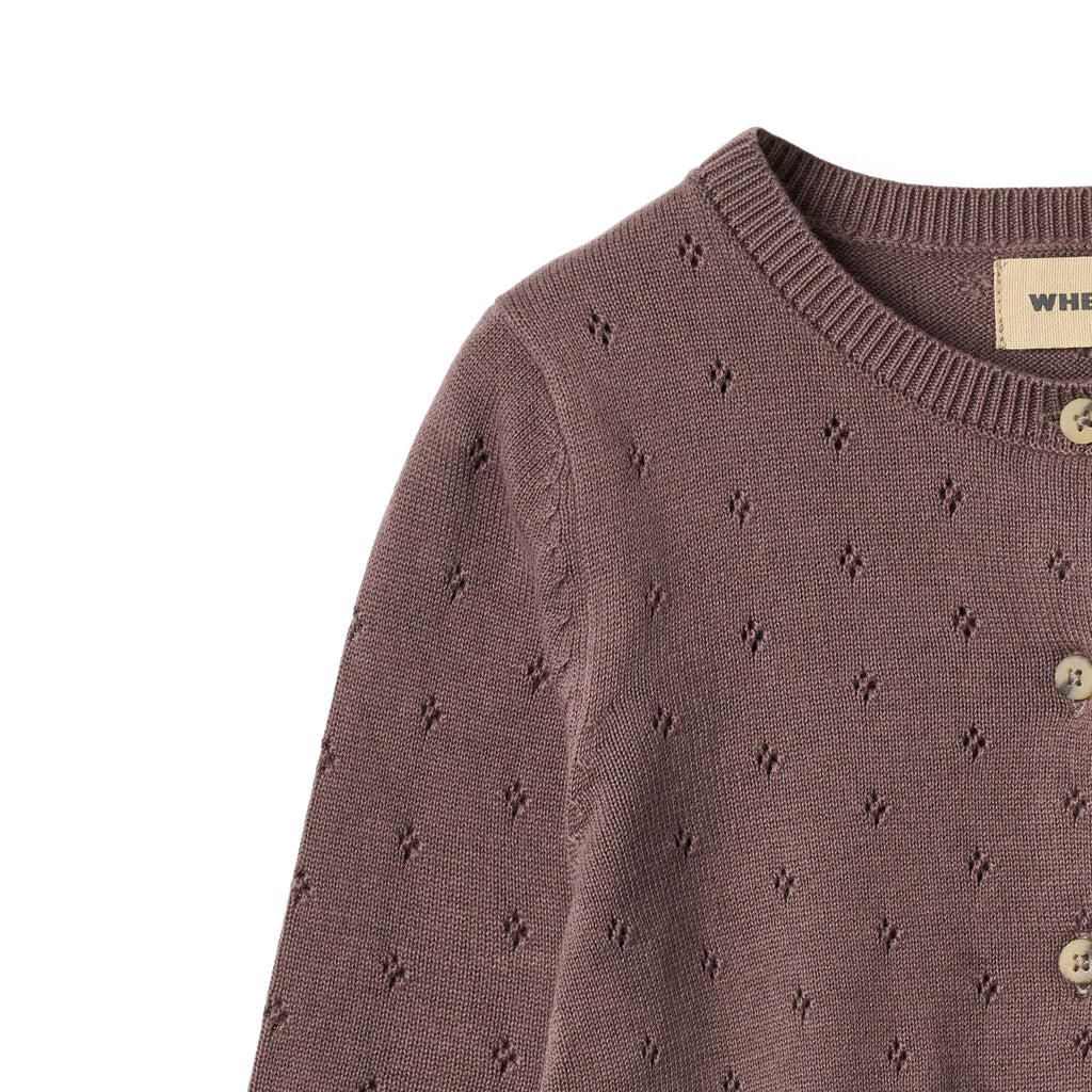 Wheat Knit Cardigan Maia-Genser-Wheat-Junior Barneklær