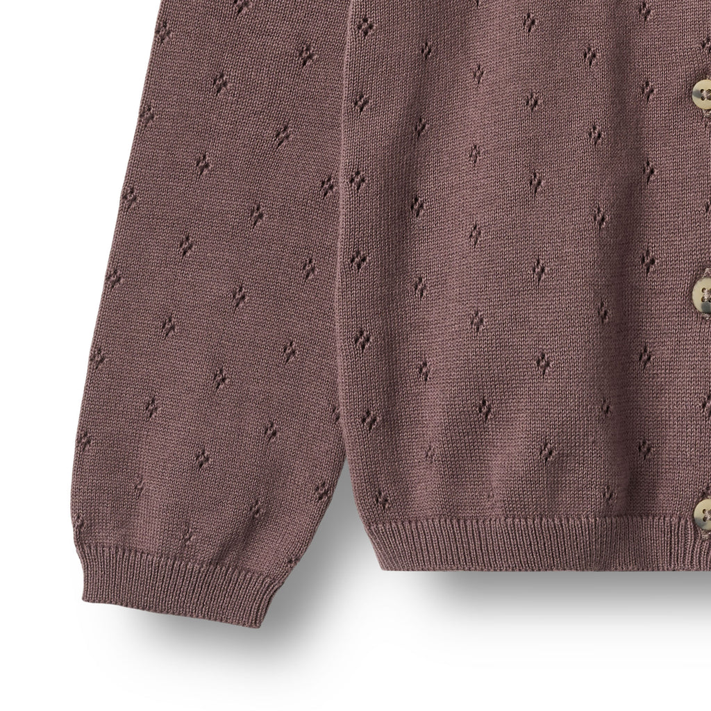 Wheat Knit Cardigan Maia-Genser-Wheat-Junior Barneklær