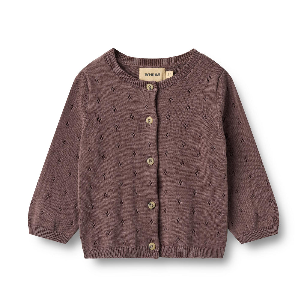 Wheat Knit Cardigan Maia-Genser-Wheat-Junior Barneklær