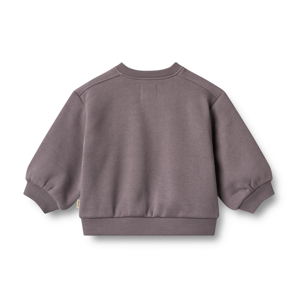 Wheat Sweatshirt L/S Embroidery Eliza-Genser-Wheat-Junior Barneklær
