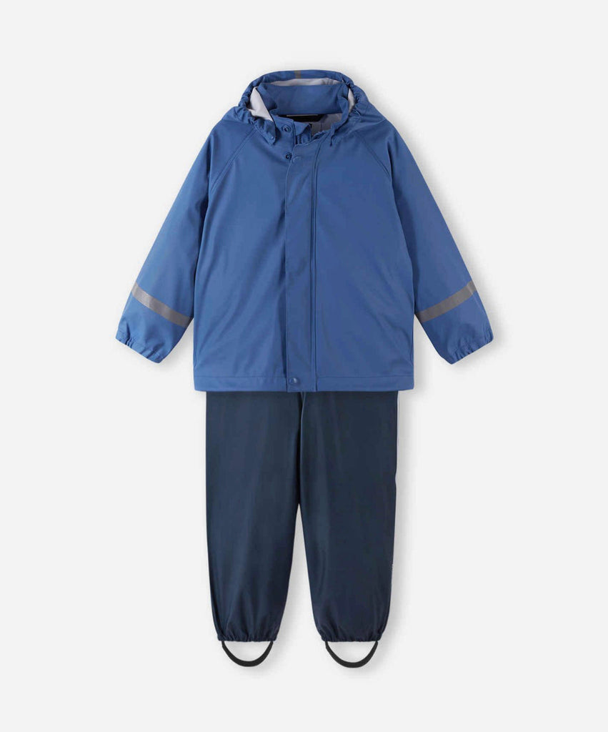 Reima Rain Outfit; Tihku Denim Blue-Hodeplagg-Reima-Junior Barneklær